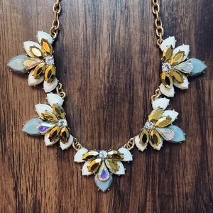 J.Crew Mixed Crystal Necklace
